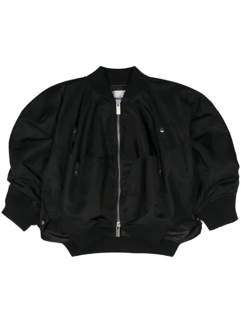 sacai twill bomber jacket