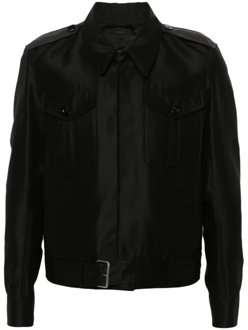 Veste militaire à boutonnière - TOM FORD - Modalova