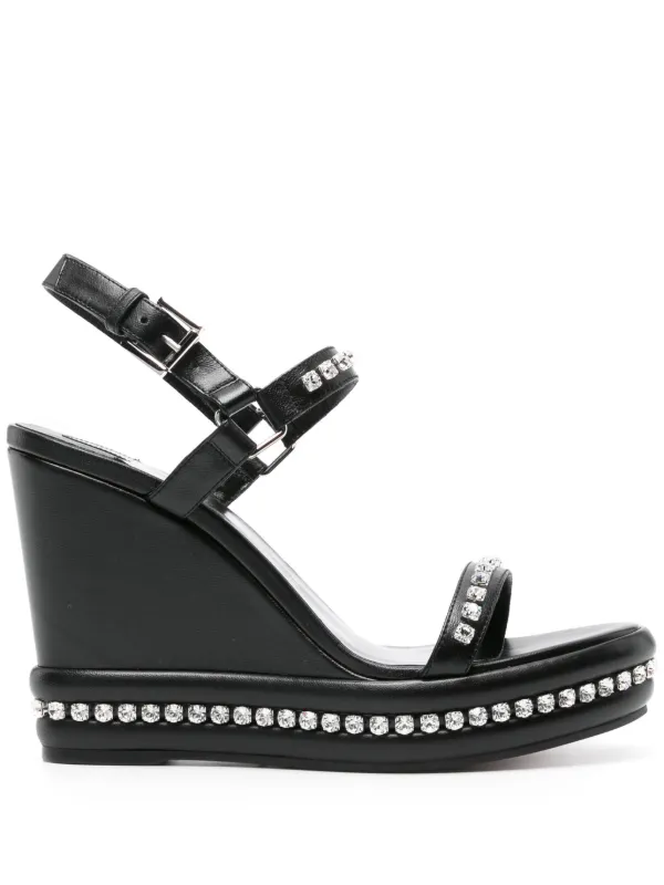 Louboutin platform wedge discount