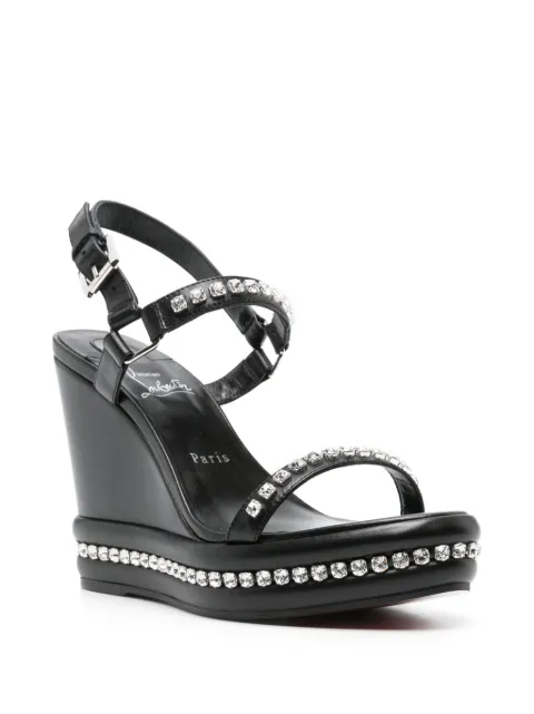 Christian Louboutin Pyrastrass 110mm wedge sandals 1240855 - 1