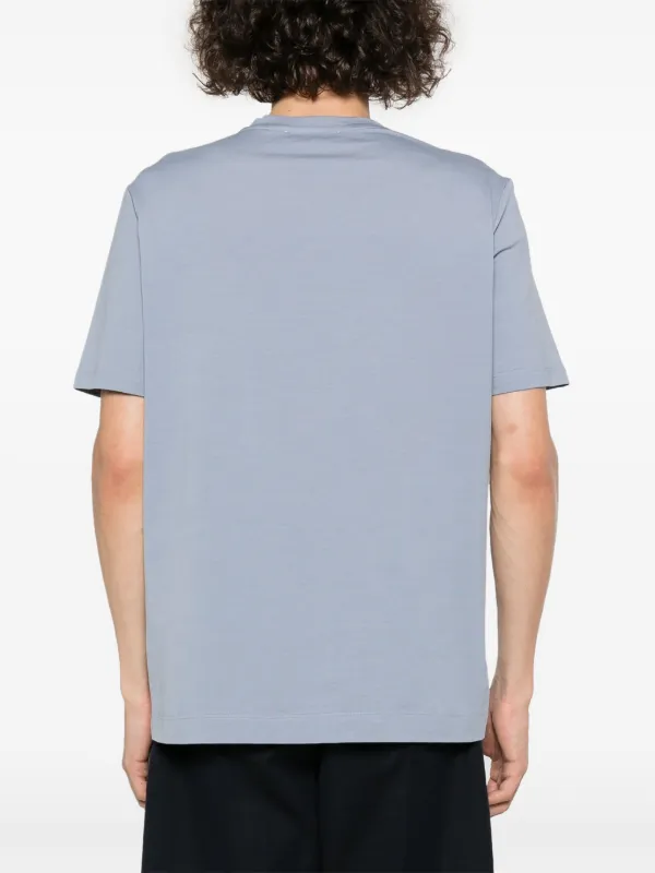 Cruciani cotton-blend T-shirt | Blue | FARFETCH ZA