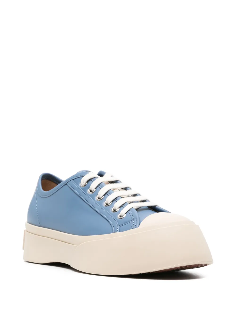 Marni Leren sneakers - Blauw