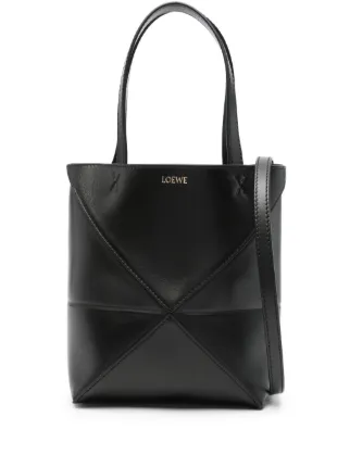 LOEWE パズル フォールド ハンドバッグ ミニ | ブラック LOEWE パズル フォールド ハンドバッグ ミニ | ブラック