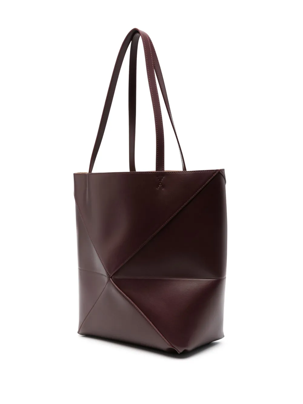 LOEWE Puzzle Fold shopper Rood