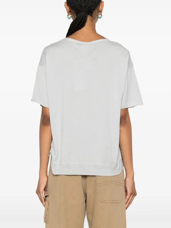 Kristensen Du Nord Cotton Jersey T-Shirt | Grey | FARFETCH PL