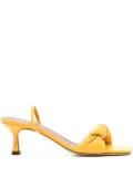 Lorena Antoniazzi twisted leather sandals - Yellow