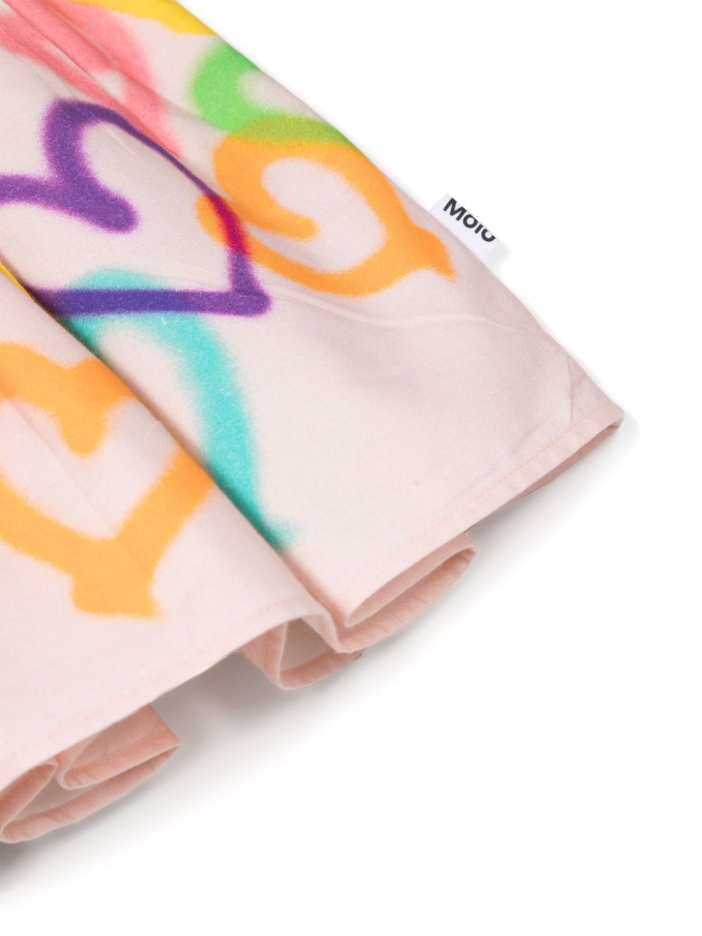 Shop Molo Bonnie Graffiti-print Skirt In Pink