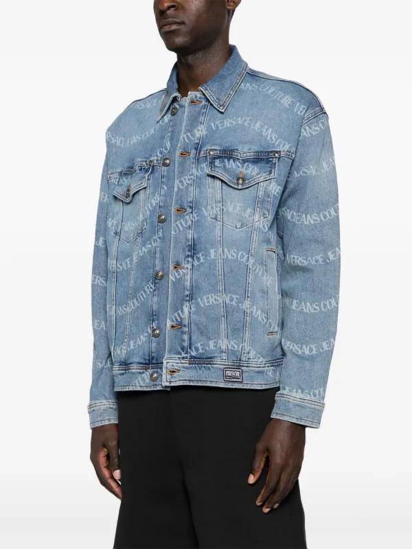 Giacca Jeans Giacca Versace Blu Giacca Invernale Versace Versace