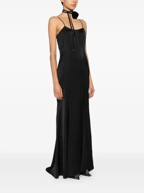 Blugirl sleeveless satin maxi dress RA4122T1942 - 2
