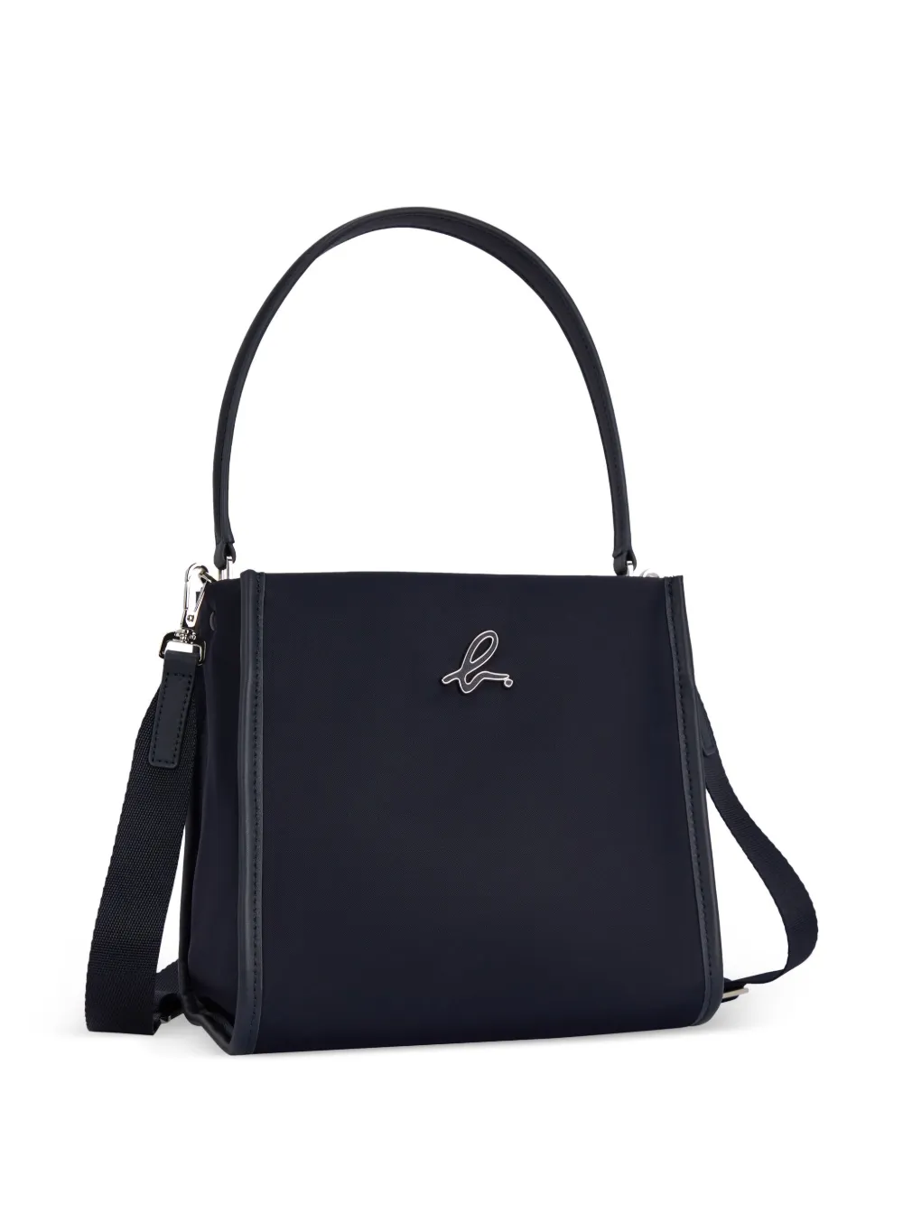 Shop Agnès B. Logo-appliqué Tote Bag In Blue