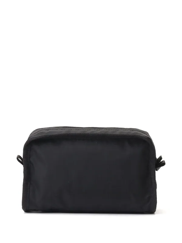 Agnès b. logo-embroidered Zip Pouch | Black | FARFETCH MY
