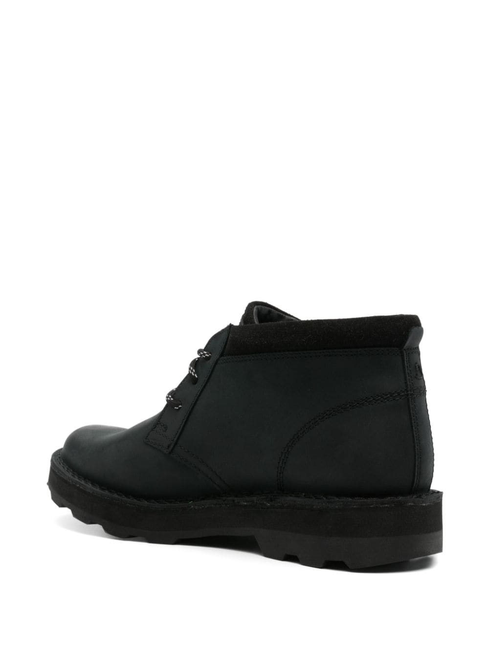 Shop Clarks Corston Db Wp Leather Boots In Black