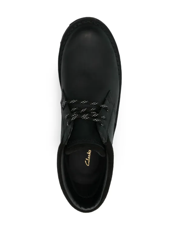 Clarks Corston DB WP Leather Boots | Black | FARFETCH ID display picture 1