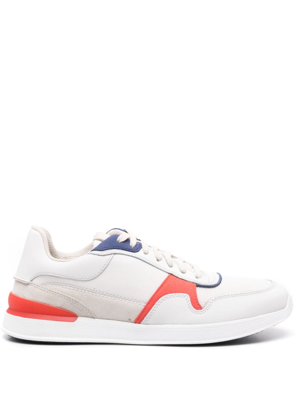 Clarks Racelite Tor Panelled Trainers In White