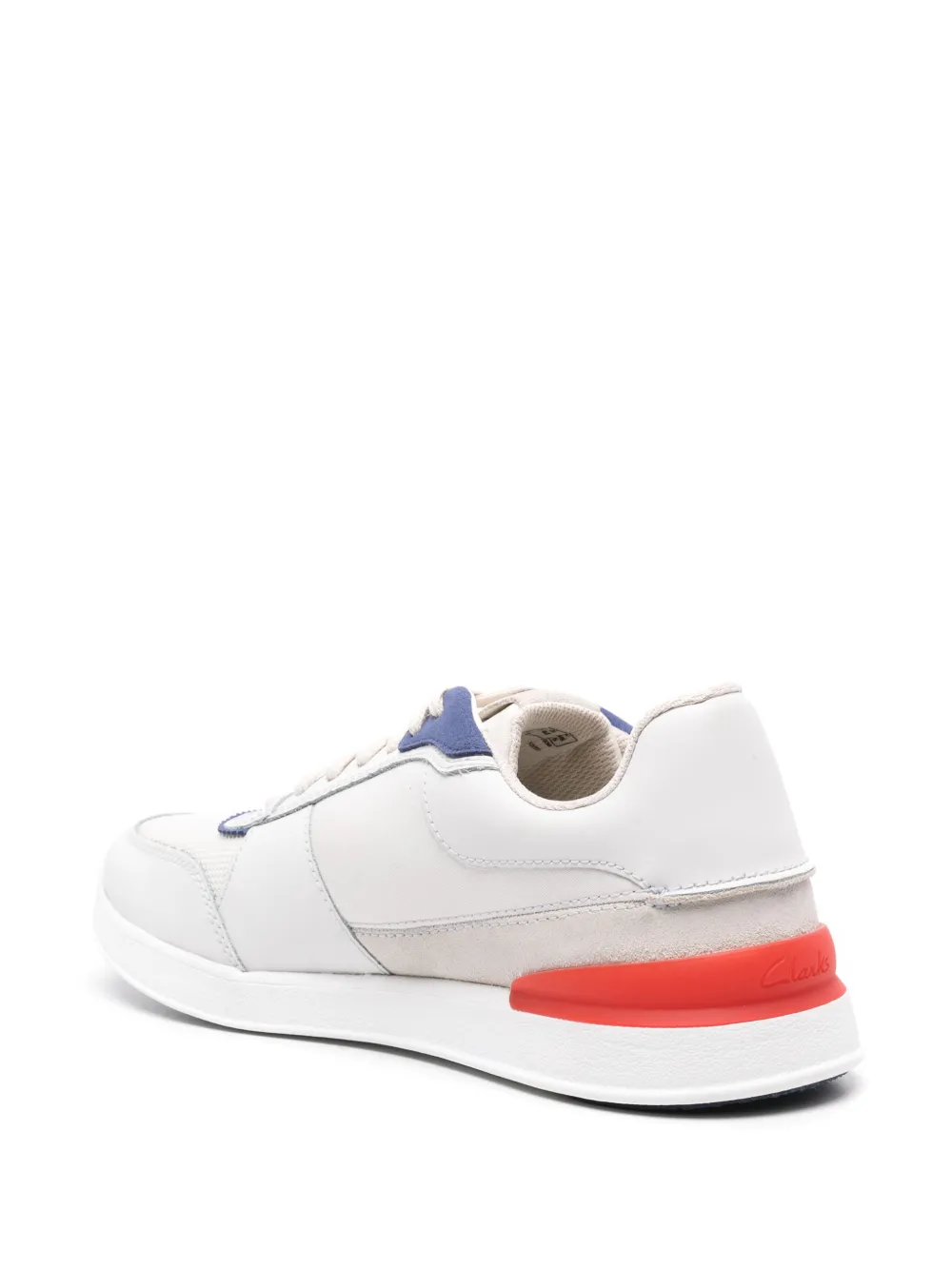 Clarks RaceLite Tor panelled sneakers White