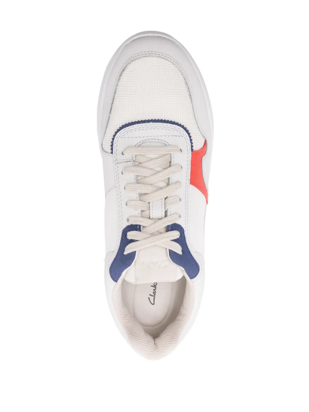 Clarks RaceLite Tor panelled sneakers White