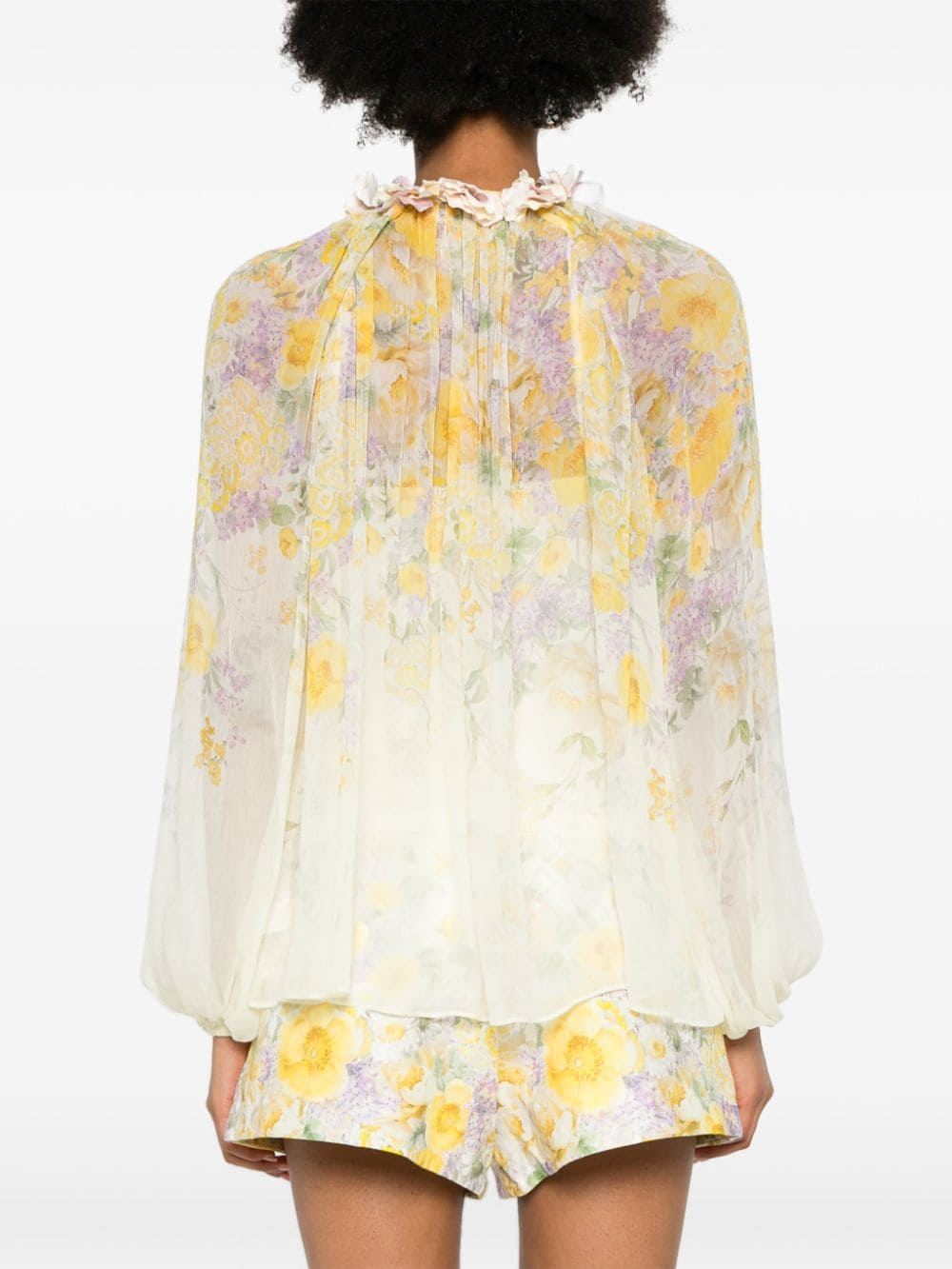 ZIMMERMANN Harmony blouse met bloemenprint Geel