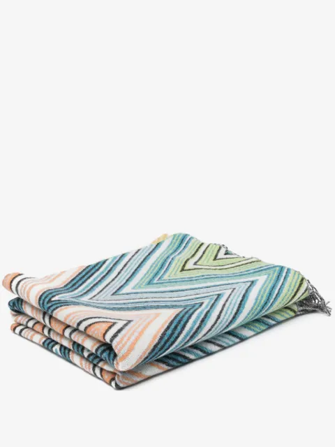 Missoni Home zigzag-design blanket (190cmx130cm)