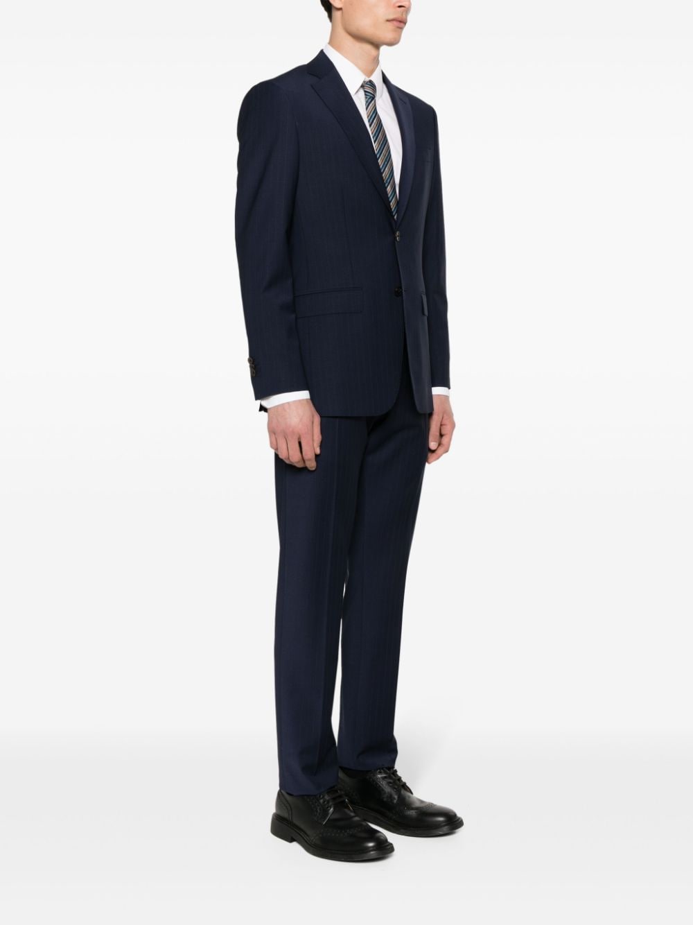 Shop Boggi Milano Single-breasted Suit In Blue