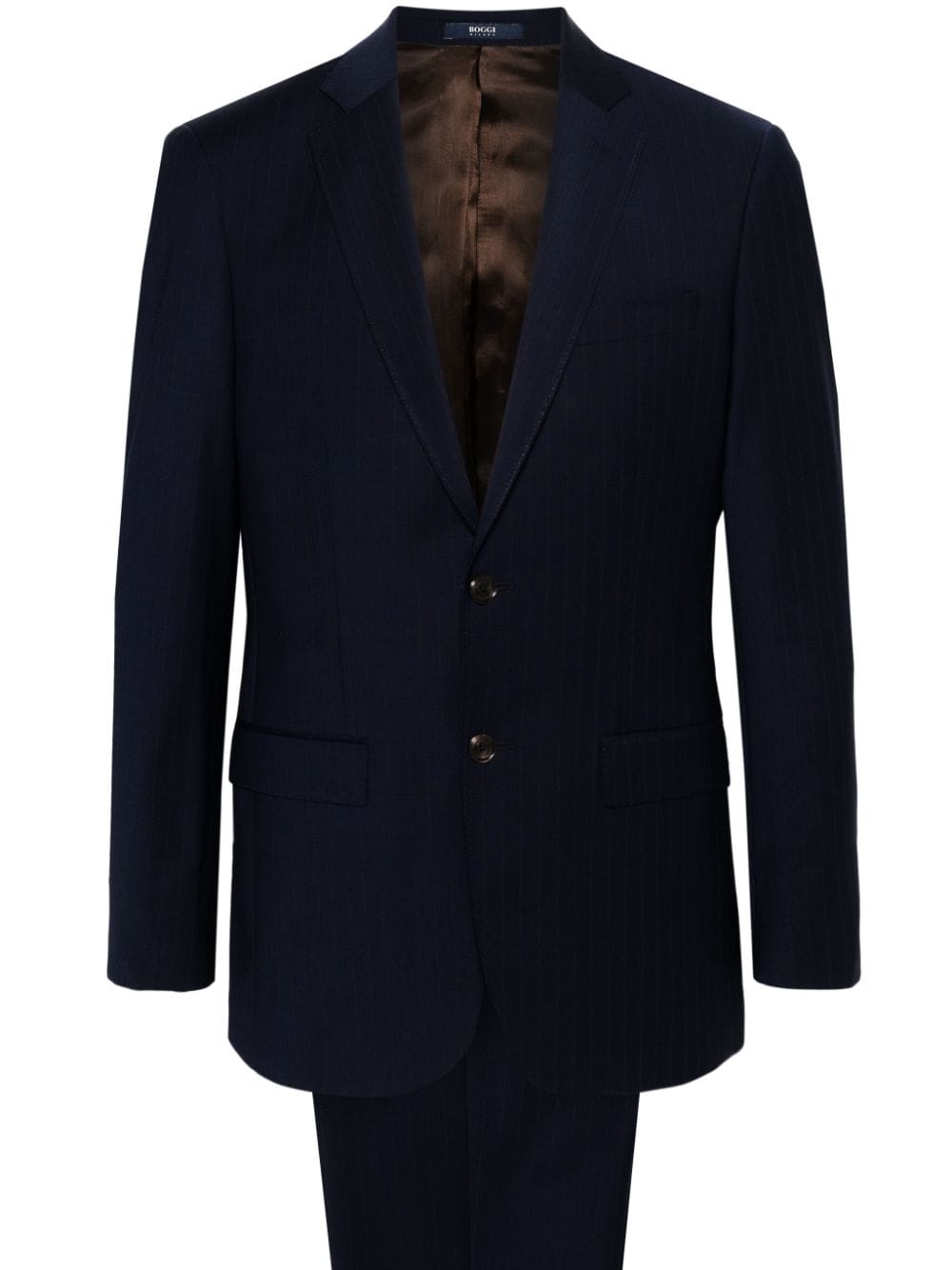 Boggi Milano Single-breasted Suit In Blue