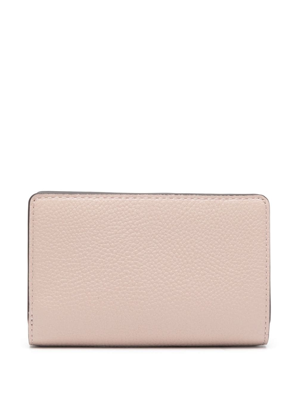 Shop Michael Michael Kors Logo-lettering Leather Wallet In Pink