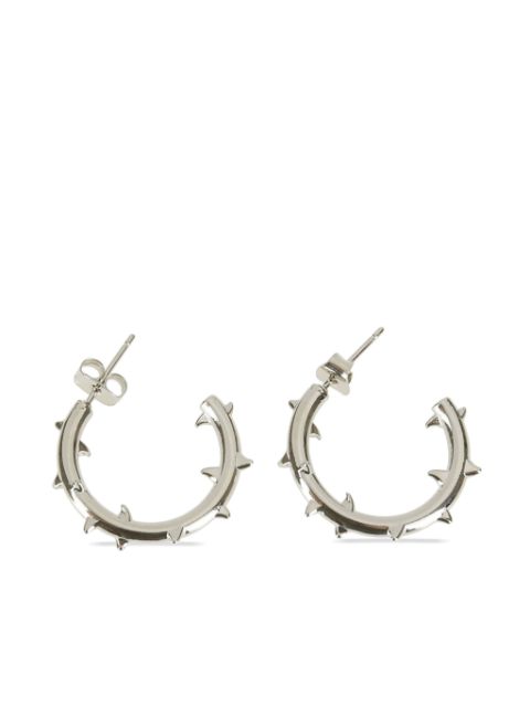 Justine Clenquet Hirschy earrings palladium