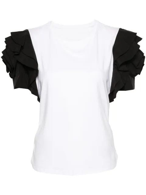 Edward Achour Paris contrasting-sleeve colourblock T-shirt