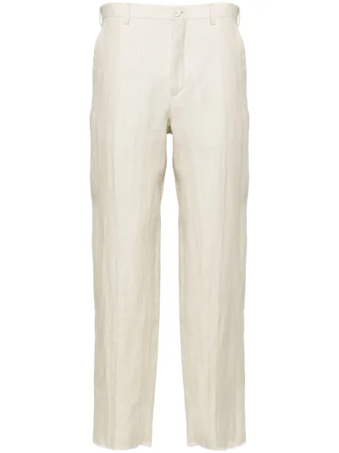 Incotex mid-rise tapered trousers