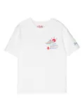MC2 Saint Barth Kids Portofino cotton T-shirt - White