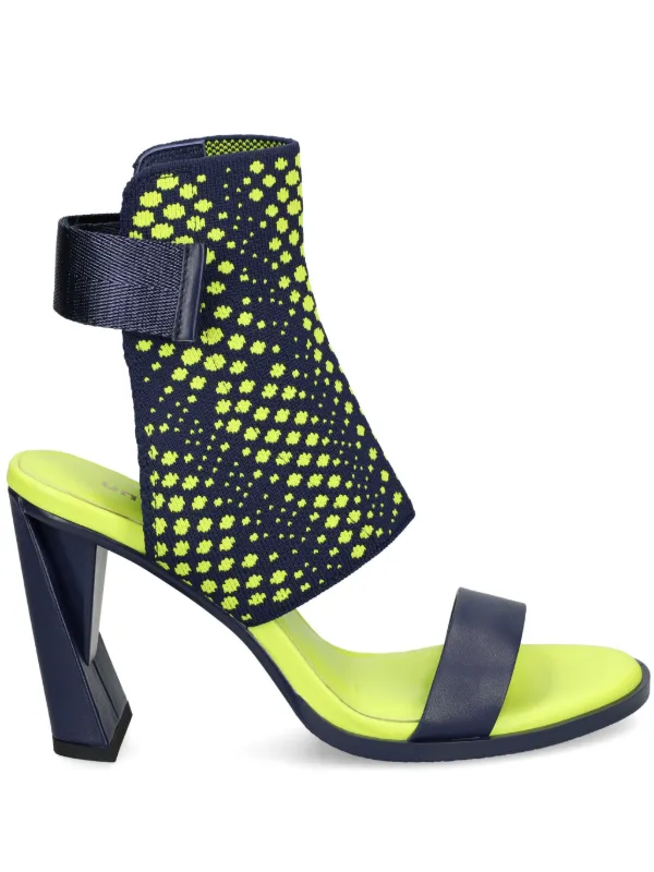 United Nude Zink Fab 90mm Slingback Sandals | Green | FARFETCH IN