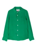MC2 Saint Barth Kids Agnes linen shirt - Green