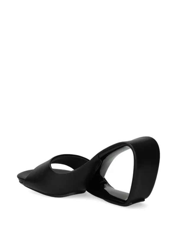 Nude leather mules store