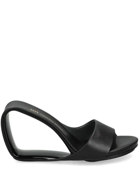 United Nude Mobius 65mm leather mules