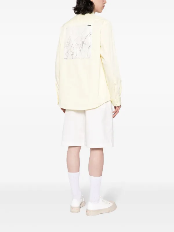 OAMC グラフィック シャツ | イエロー | FARFETCH JP