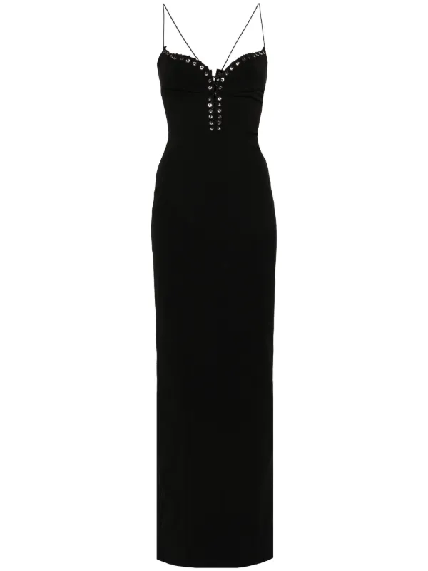fitted lace wedding dress Whisked Away Halterneck Maxi Dress main image 1