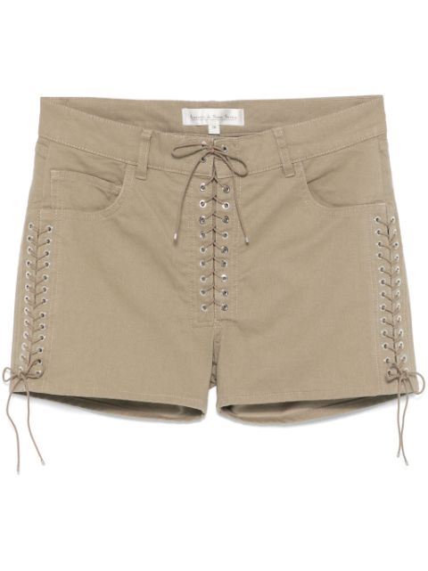 Ludovic de Saint Sernin double lace-up shorts