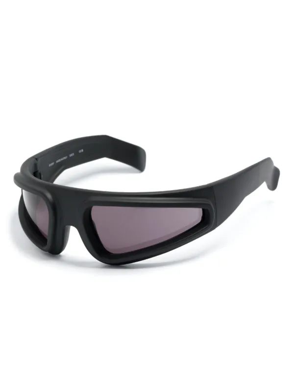Rick Owens biker-frame Sunglasses | Black | FARFETCH JO