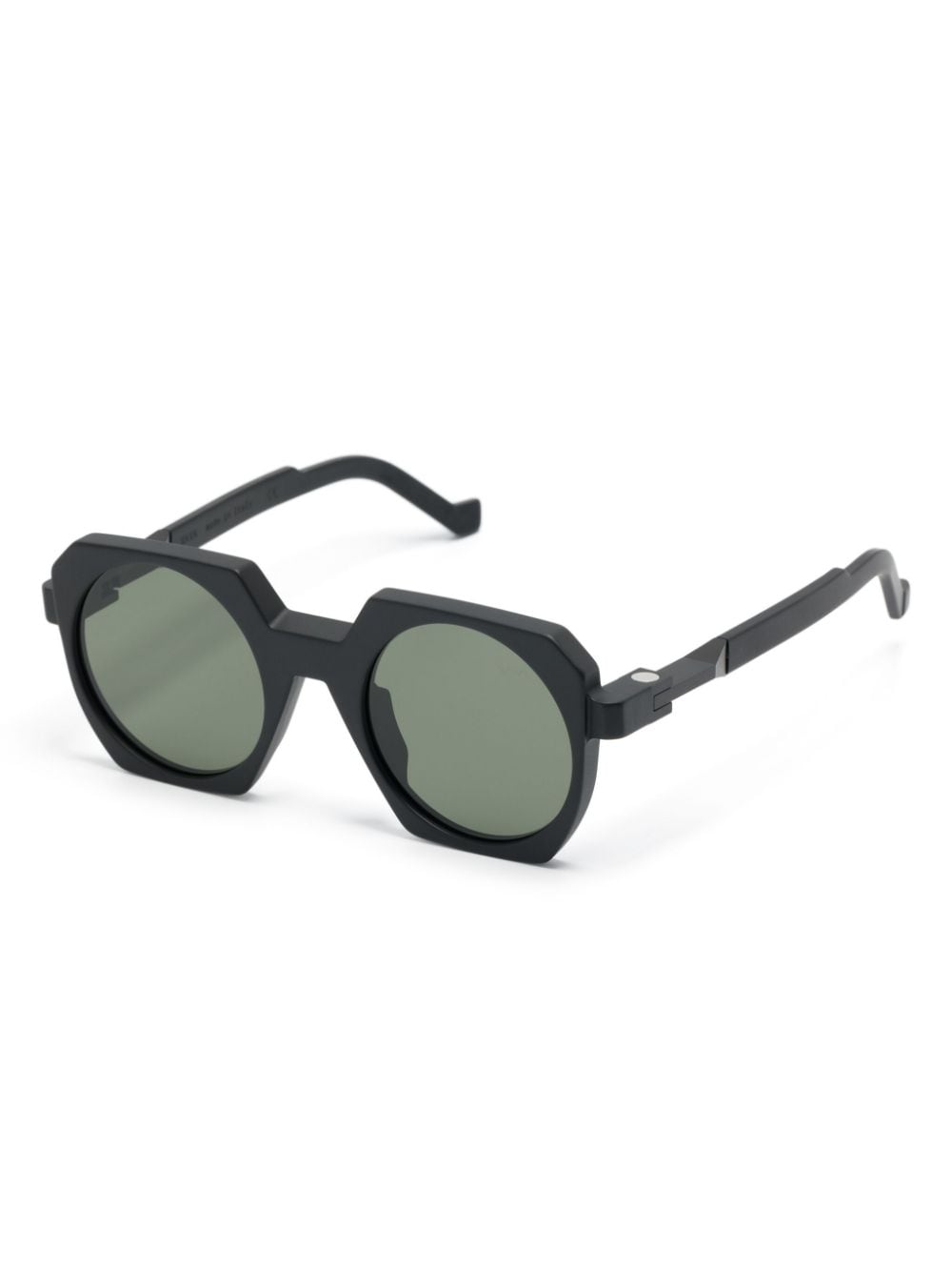 Shop Vava Eyewear Geometric-frame Sunglasses In Black