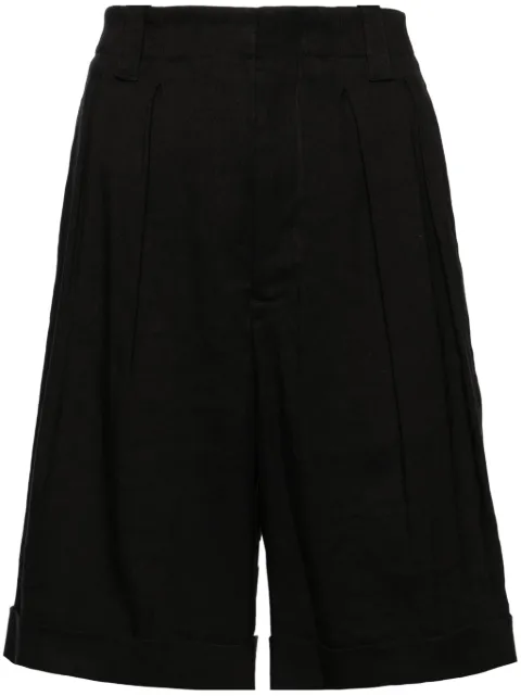 Lorena Antoniazzi shorts con detalle de pinzas