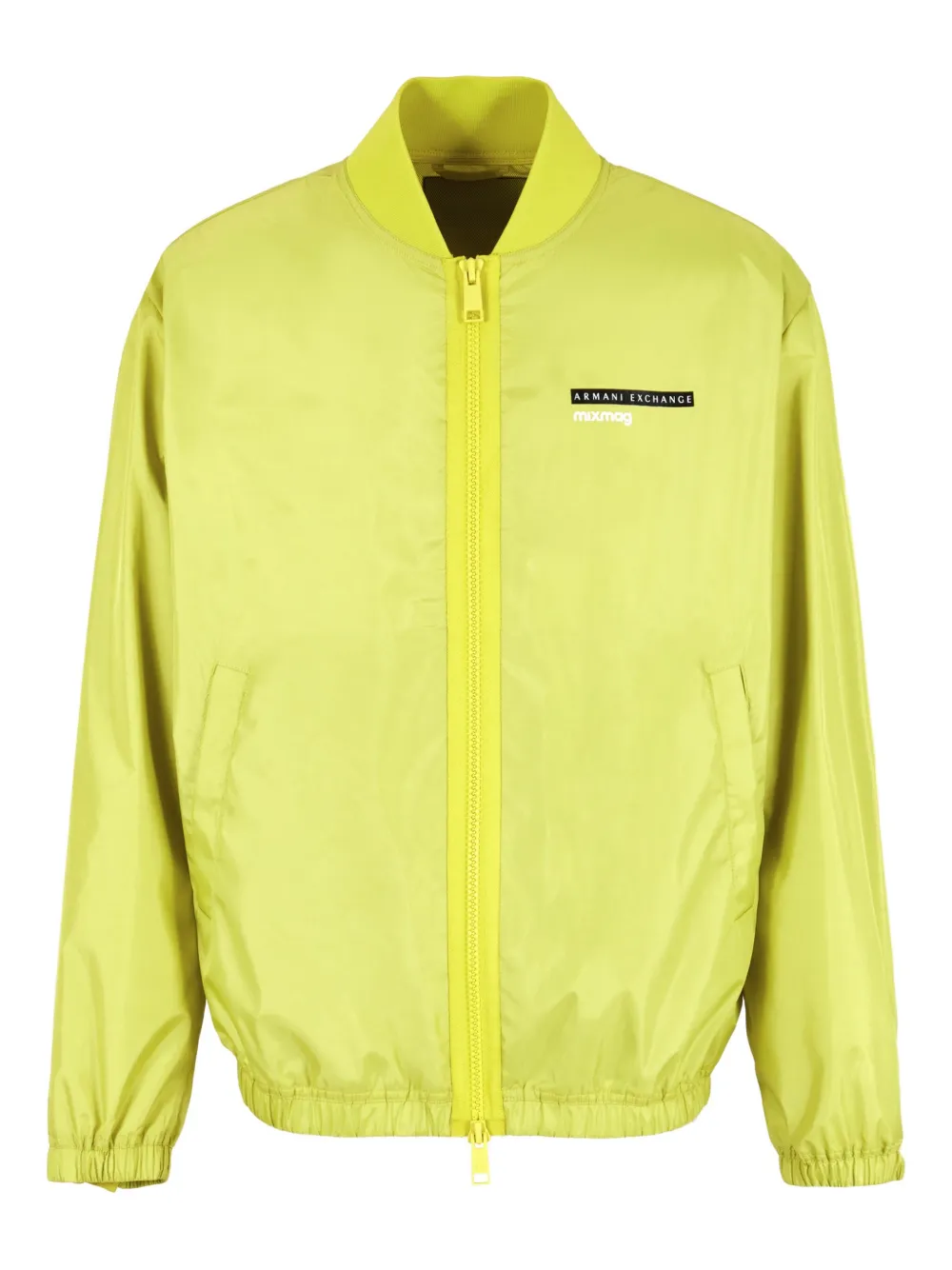 Armani Exchange ジップアップ ボンバージャケット - イエロー Armani Exchange ジップアップ ボンバージャケット - イエロー