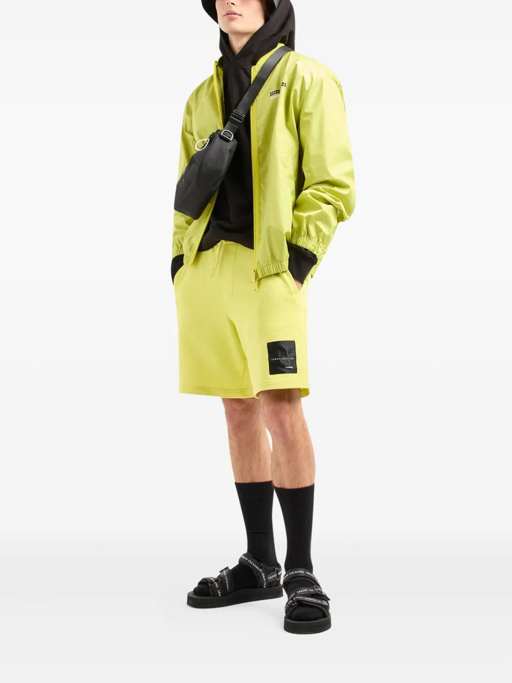 Armani Exchange zip-front bomber jacket | Bomber Jackets | Image 2