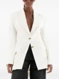 BOSS open-back single-breasted blazer - White