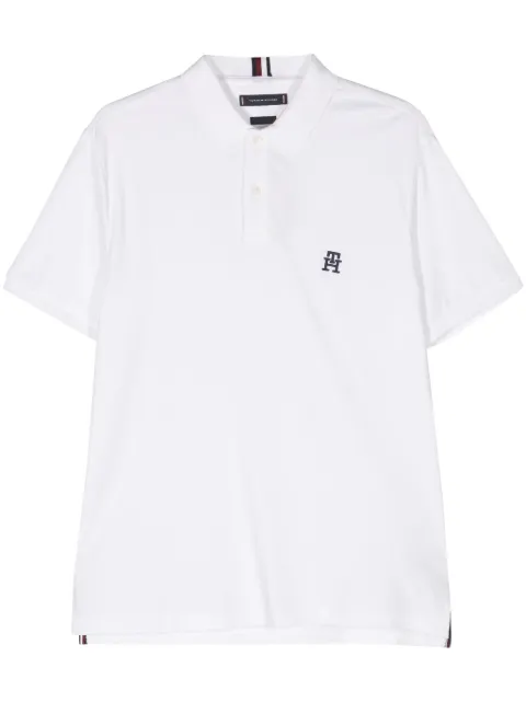 Tommy Hilfiger logo-embroidered polo shirt