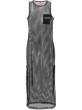 HUGO Hazel mesh maxi dress - Black