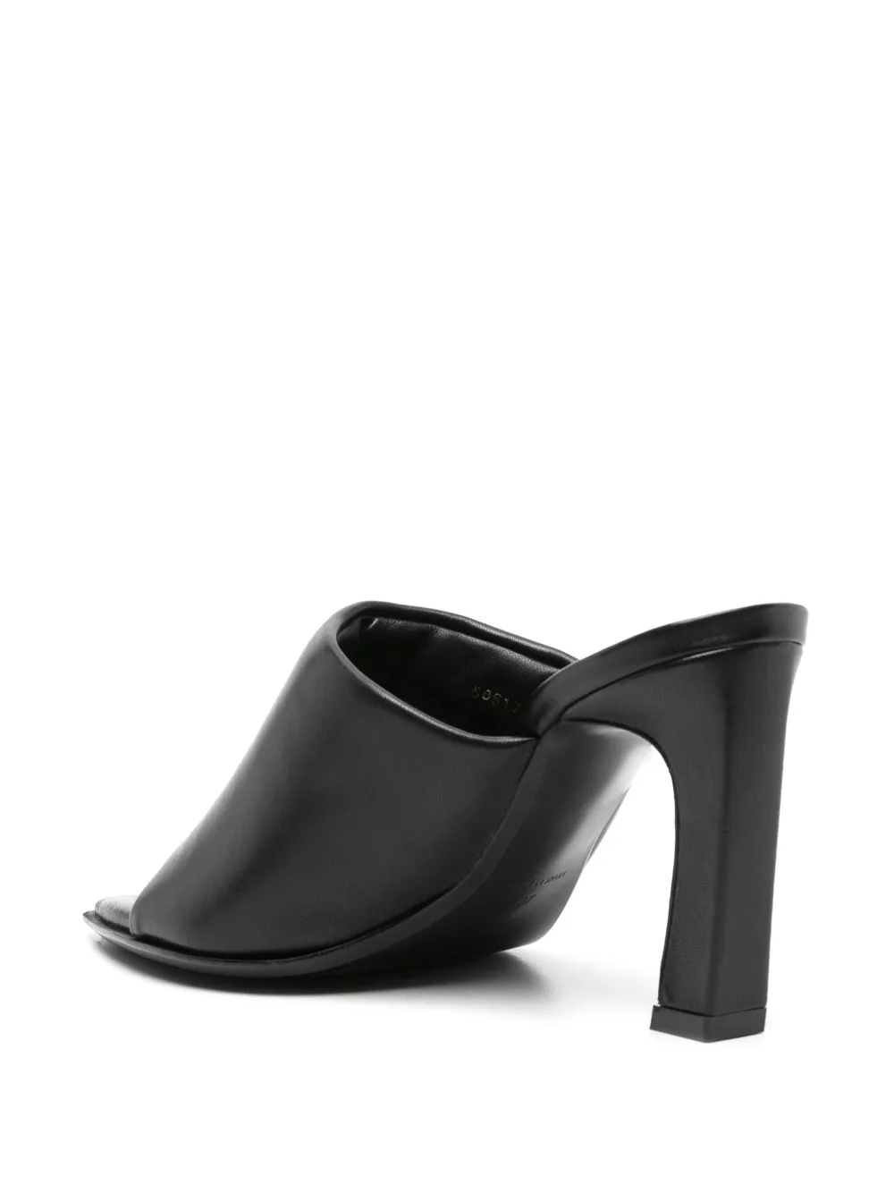 HUGO 90mm leather sandals Black
