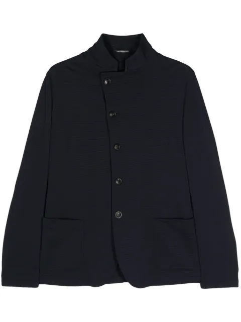 Emporio Armani chamarra con motivos en jacquard