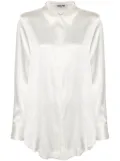 Max & Moi Levy satin shirt - White