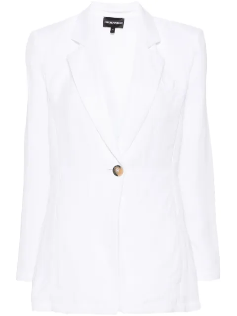 Emporio Armani notch-lapels single-breasted blazer