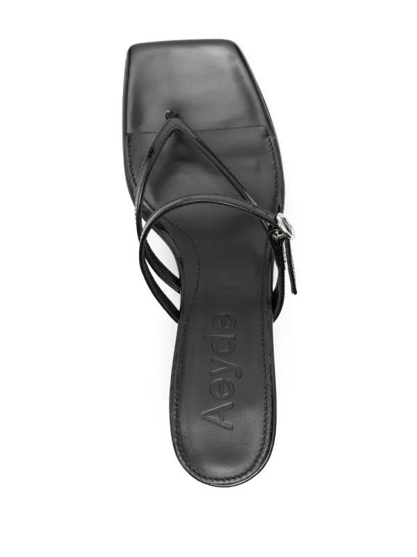 サンダル・ミュール aeyde Giselle Sandals - Aeyde - Leather - Black Giselle Sandals - Aeyde - Leather - Black