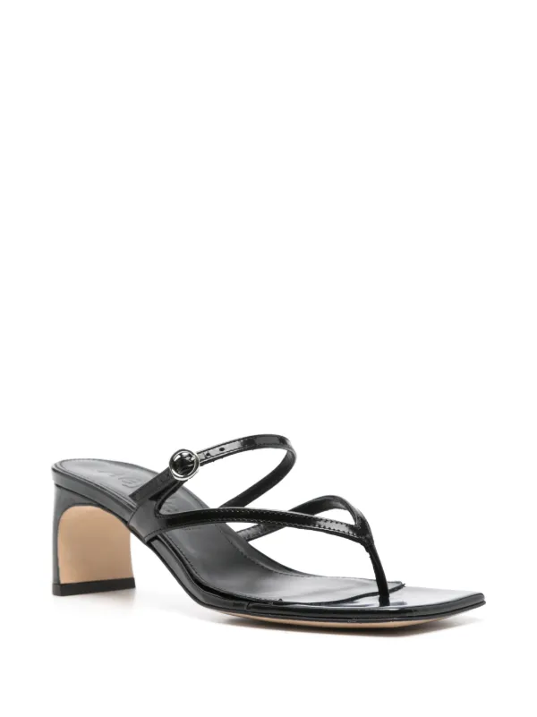 サンダル・ミュール aeyde Giselle Sandals - Aeyde - Leather - Black Aeyde Giselle 55mm Leather Sandals | Black | FARFETCH